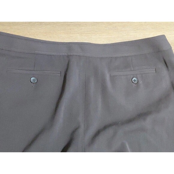 Style & Co Brown 16 Zip Up Culottes Wide Leg Cropped Capri Minamalist Staple - Picture 6 of 8